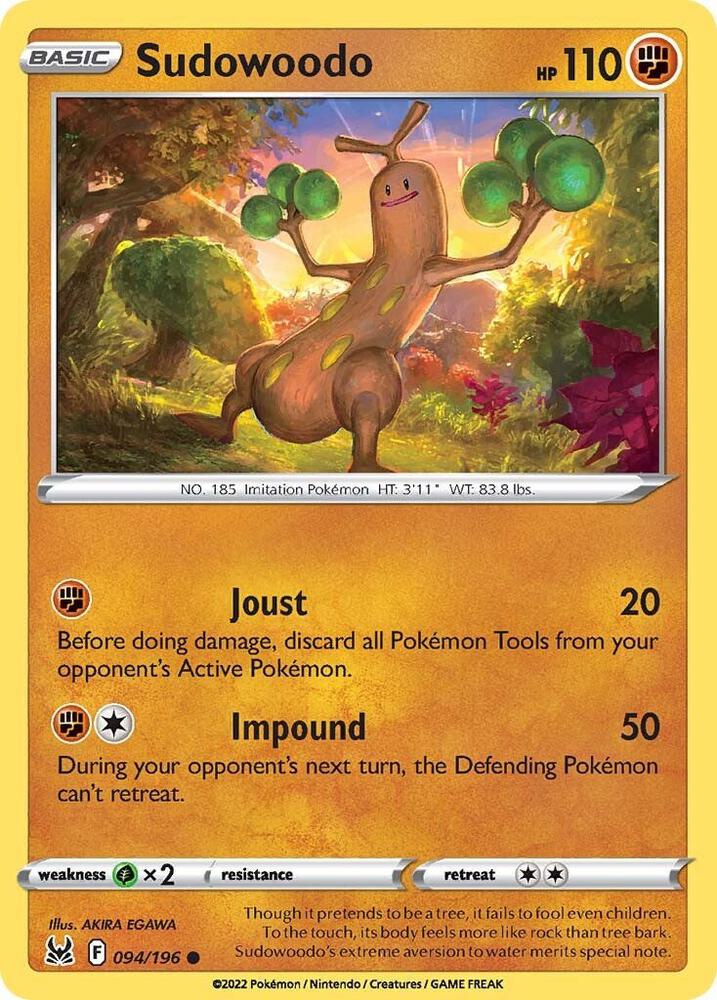 Sudowoodo 094/196 (SWSH11: Lost Origin)  | Good Games Adelaide SA