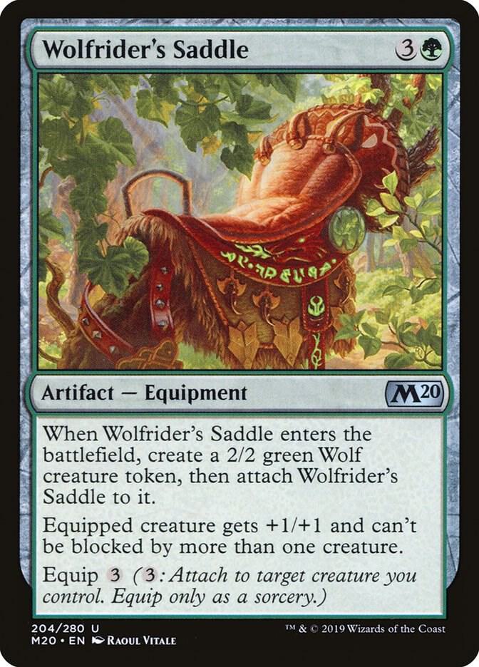Wolfrider's Saddle 204 (Core Set 2020)  - Foil | Good Games Adelaide SA