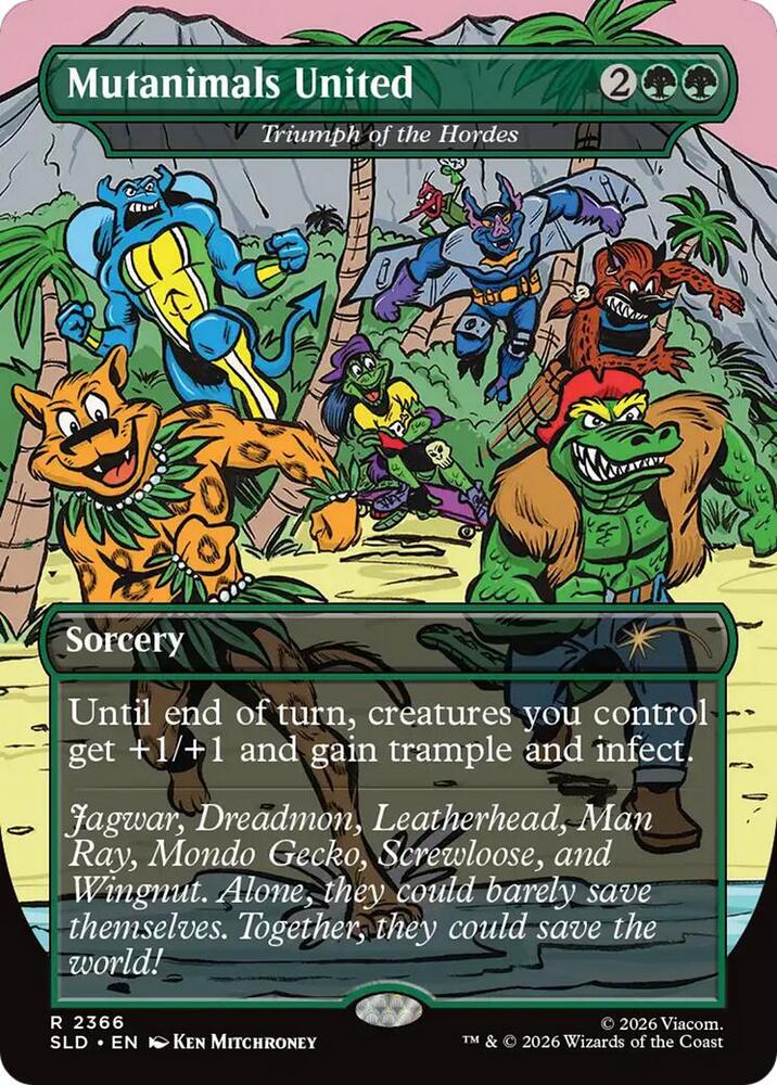 Mutanimals United Triumph of the Hordes 2366 (Secret Lair Drop Series)  | Good Games Adelaide SA