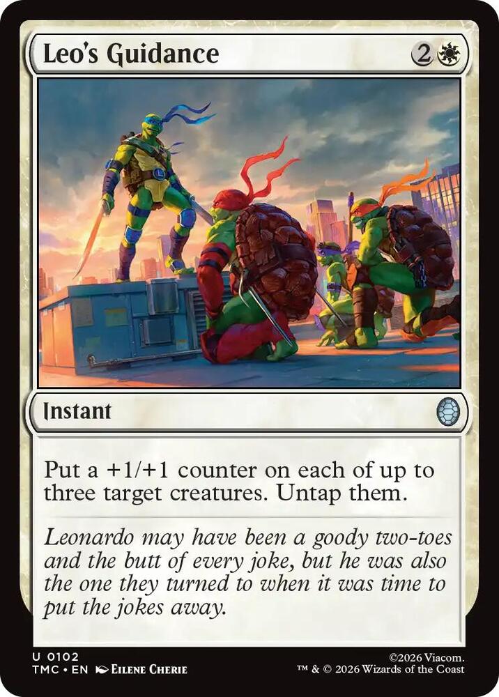 Leos Guidance 102 (Commander: Teenage Mutant Ninja Turtles)  | Good Games Adelaide SA