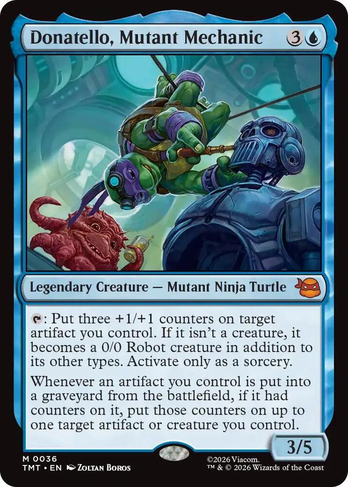 Donatello, Mutant Mechanic 36 (Teenage Mutant Ninja Turtles)  - Foil | Good Games Adelaide SA
