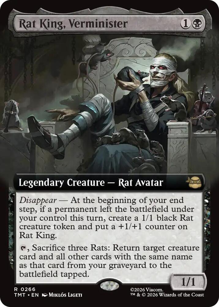 Rat King Verminister  266 (Teenage Mutant Ninja Turtles)  - Foil | Good Games Adelaide SA