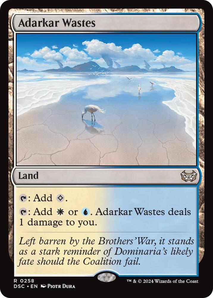 Adarkar Wastes 258 (Commander: Duskmourn: House of Horror)  | Good Games Adelaide SA