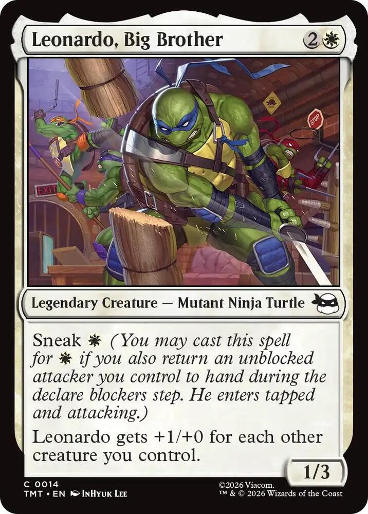 Leonardo, Big Brother 14 (Teenage Mutant Ninja Turtles)  | Good Games Adelaide SA