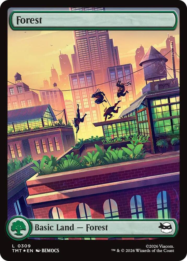 Forest  309/260 (Teenage Mutant Ninja Turtles)  - Surge Foil | Good Games Adelaide SA