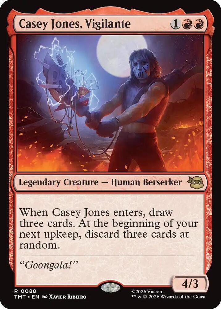 Casey Jones, Vigilante 88 (Teenage Mutant Ninja Turtles)  - Foil | Good Games Adelaide SA