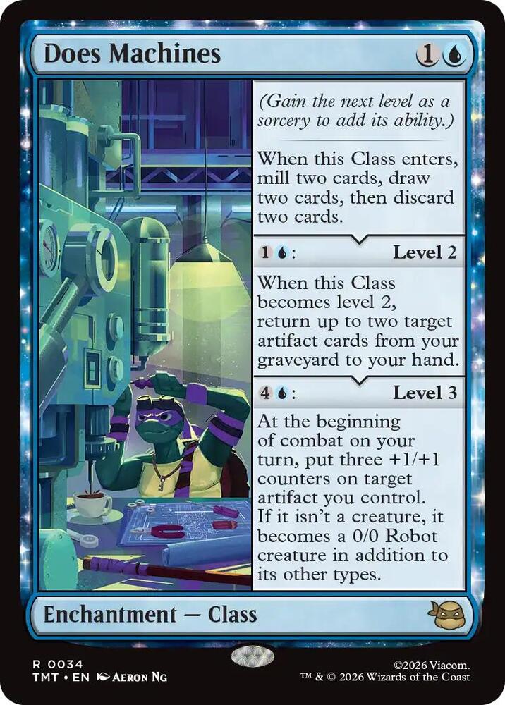 Does Machines 34 (Teenage Mutant Ninja Turtles)  - Foil | Good Games Adelaide SA