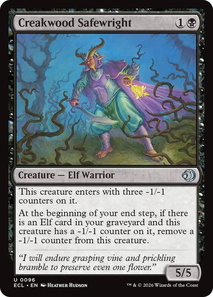 Creakwood Safewright 96 (Lorwyn Eclipsed)  - Foil | Good Games Adelaide SA