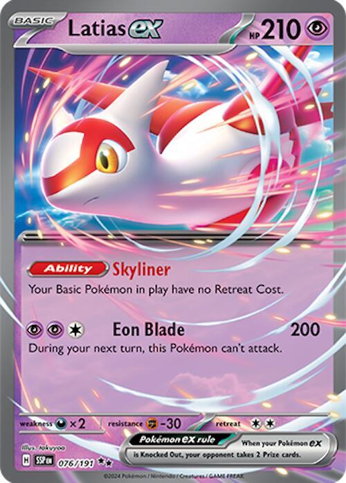 Latias ex 076/191 (SV08: Surging Sparks)  - Holofoil | Good Games Adelaide SA