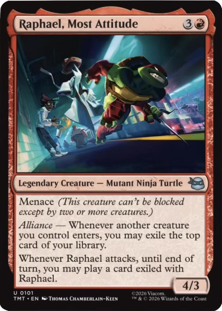 Raphael, Most Attitude 101 (Teenage Mutant Ninja Turtles)  | Good Games Adelaide SA