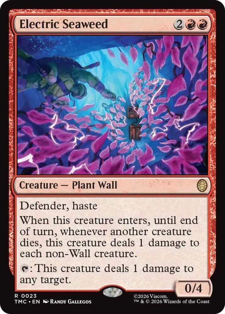 Electric Seaweed 23/0 (Commander: Teenage Mutant Ninja Turtles)  - Surge Foil | Good Games Adelaide SA