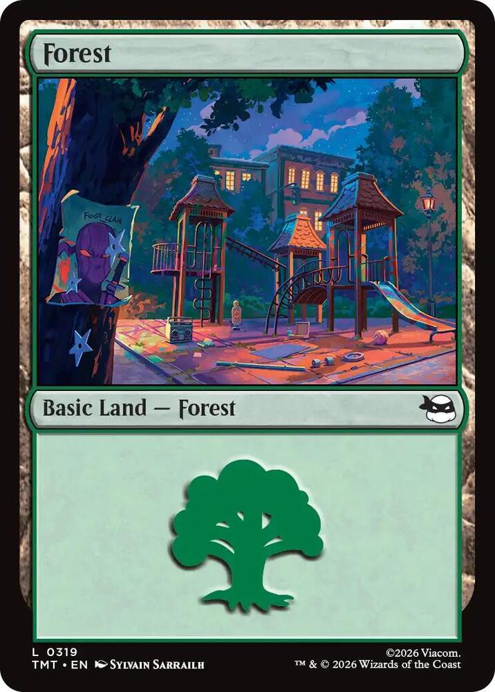 Forest 319 (Teenage Mutant Ninja Turtles)  - Foil | Good Games Adelaide SA
