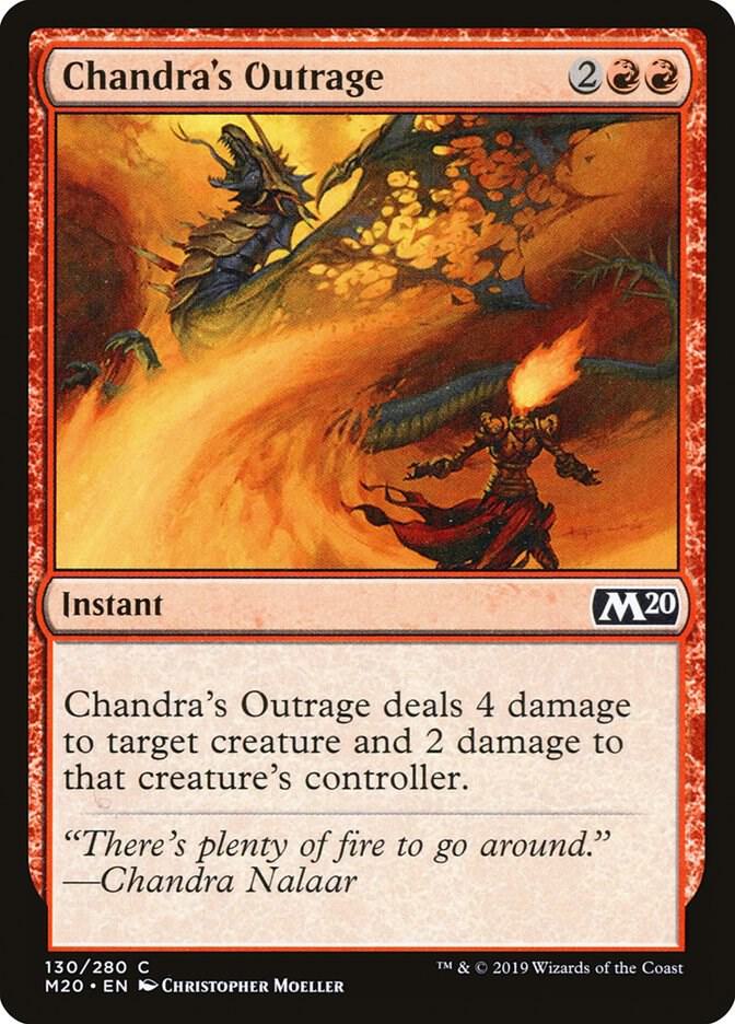 Chandra's Outrage 130 (Core Set 2020)  | Good Games Adelaide SA
