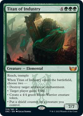 Titan of Industry 159 (Streets of New Capenna)  - Foil | Good Games Adelaide SA