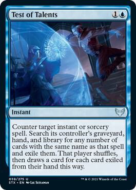 Test of Talents 59 (Strixhaven: School of Mages)  - Foil | Good Games Adelaide SA