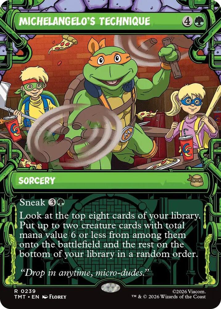 Michelangelo's Technique 239 (Teenage Mutant Ninja Turtles)  | Good Games Adelaide SA