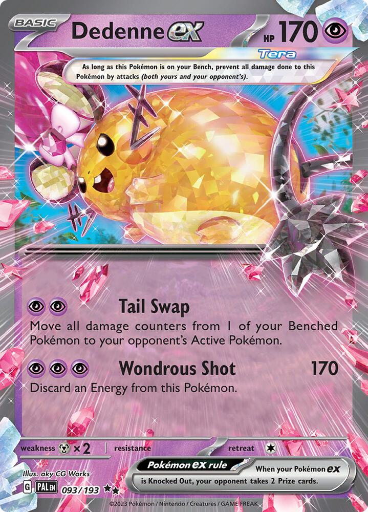 Dedenne ex 093/193 (SV02: Paldea Evolved)  - Holofoil | Good Games Adelaide SA
