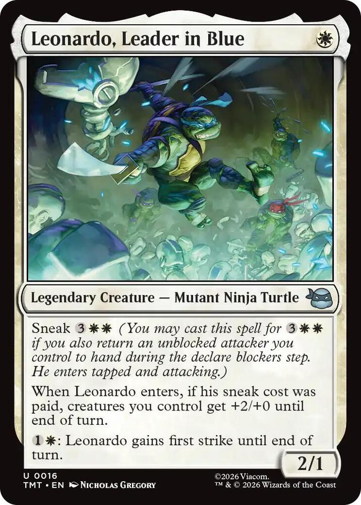 Leonardo, Leader in Blue 16 (Teenage Mutant Ninja Turtles)  | Good Games Adelaide SA