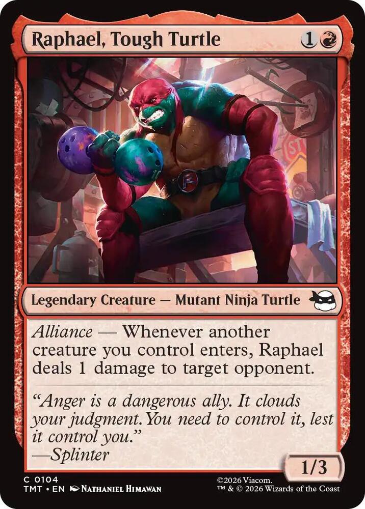 Raphael, Tough Turtle 104 (Teenage Mutant Ninja Turtles)  | Good Games Adelaide SA