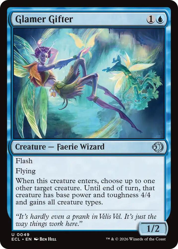 Glamer Gifter 49 (Lorwyn Eclipsed)  - Foil | Good Games Adelaide SA