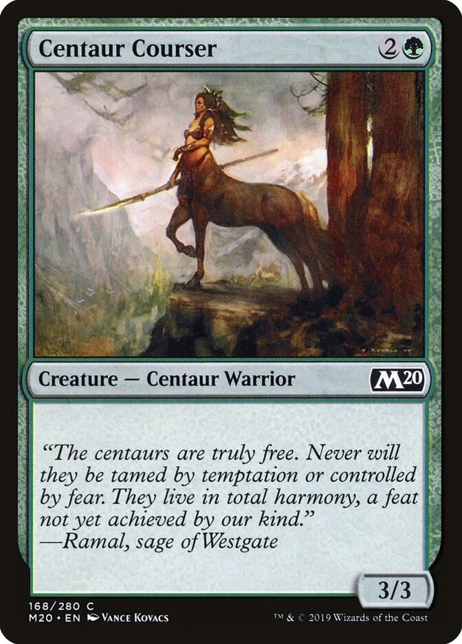 Centaur Courser 168 (Core Set 2020)  | Good Games Adelaide SA