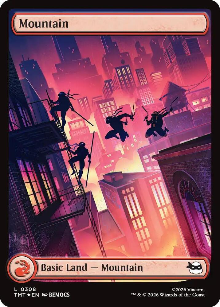 Mountain  308 (Teenage Mutant Ninja Turtles)  - Foil | Good Games Adelaide SA