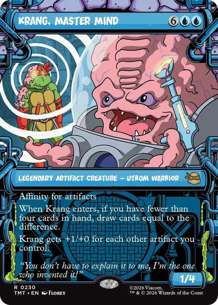 Krang, Master Mind 230/260 (Teenage Mutant Ninja Turtles)  - Showcase | Good Games Adelaide SA