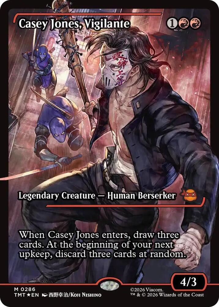 Casey Jones, Vigilante 286 (Teenage Mutant Ninja Turtles)  - Foil | Good Games Adelaide SA
