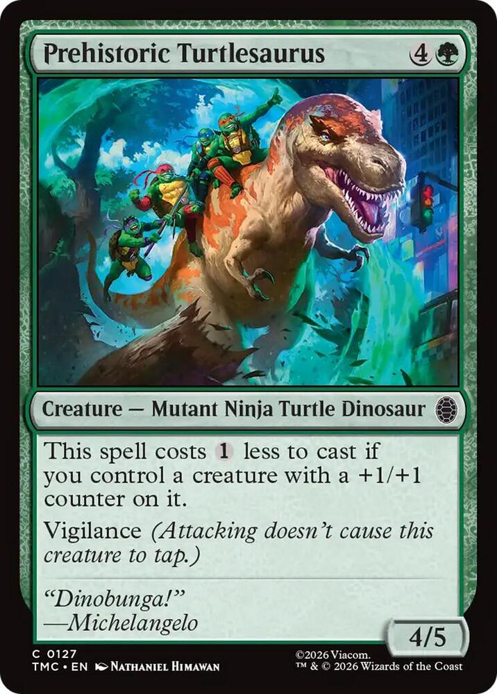 Prehistoric Turtlesaurus 127 (Commander: Teenage Mutant Ninja Turtles)  | Good Games Adelaide SA