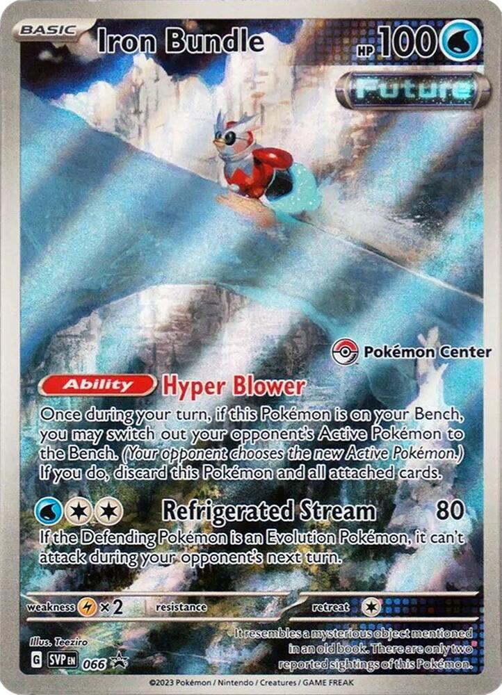 Iron Bundle 066 Pokemon Center Exclusive 066 (SV: Scarlet & Violet Promo Cards)  - Holofoil | Good Games Adelaide SA