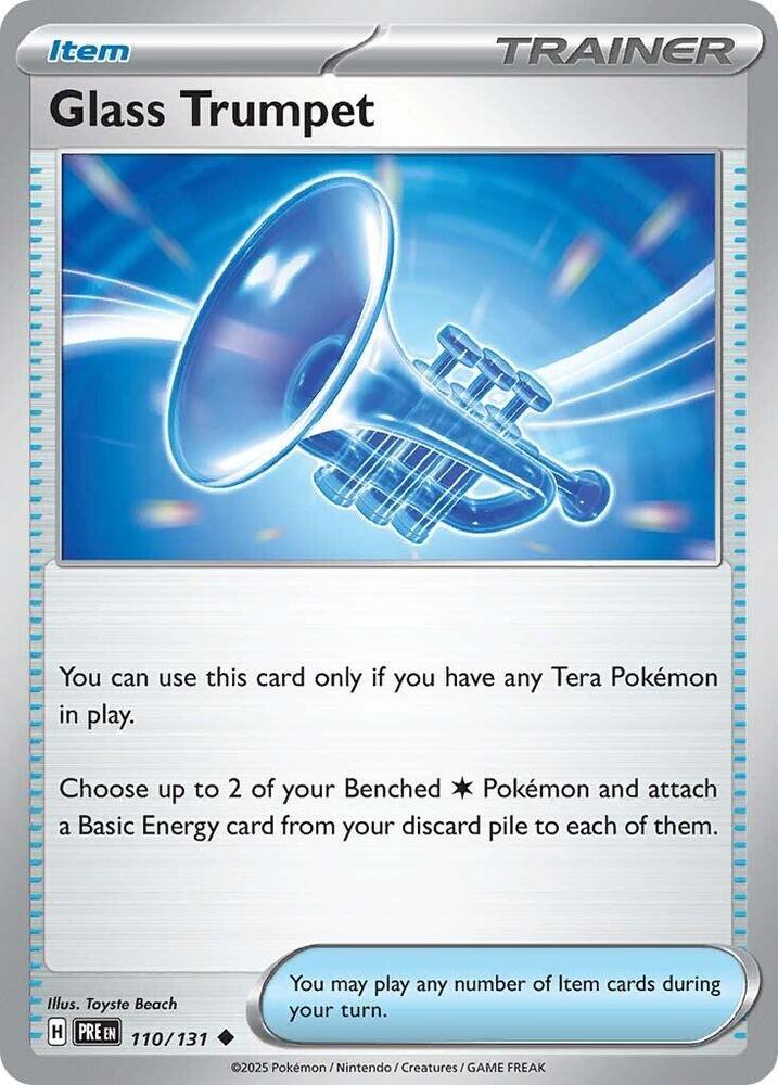 Glass Trumpet 110/131 (SV: Prismatic Evolutions)  | Good Games Adelaide SA