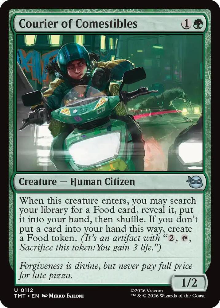 Courier of Comestibles 112 (Teenage Mutant Ninja Turtles)  - Foil | Good Games Adelaide SA