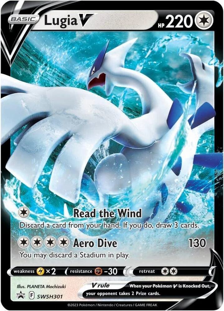 Lugia V SWSH301 (SWSH: Sword & Shield Promo Cards)  - Holofoil | Good Games Adelaide SA