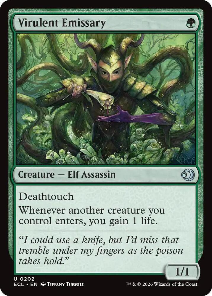 Virulent Emissary 202 (Lorwyn Eclipsed)  - Foil | Good Games Adelaide SA