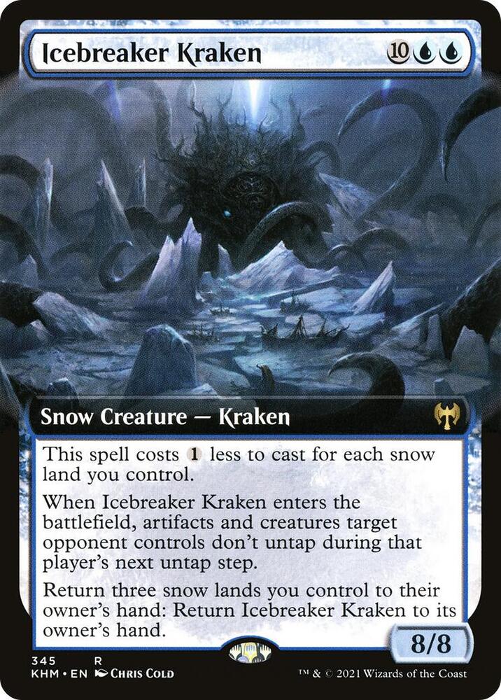 Icebreaker Kraken 345 (Kaldheim)  - Extended Art Foil | Good Games Adelaide SA