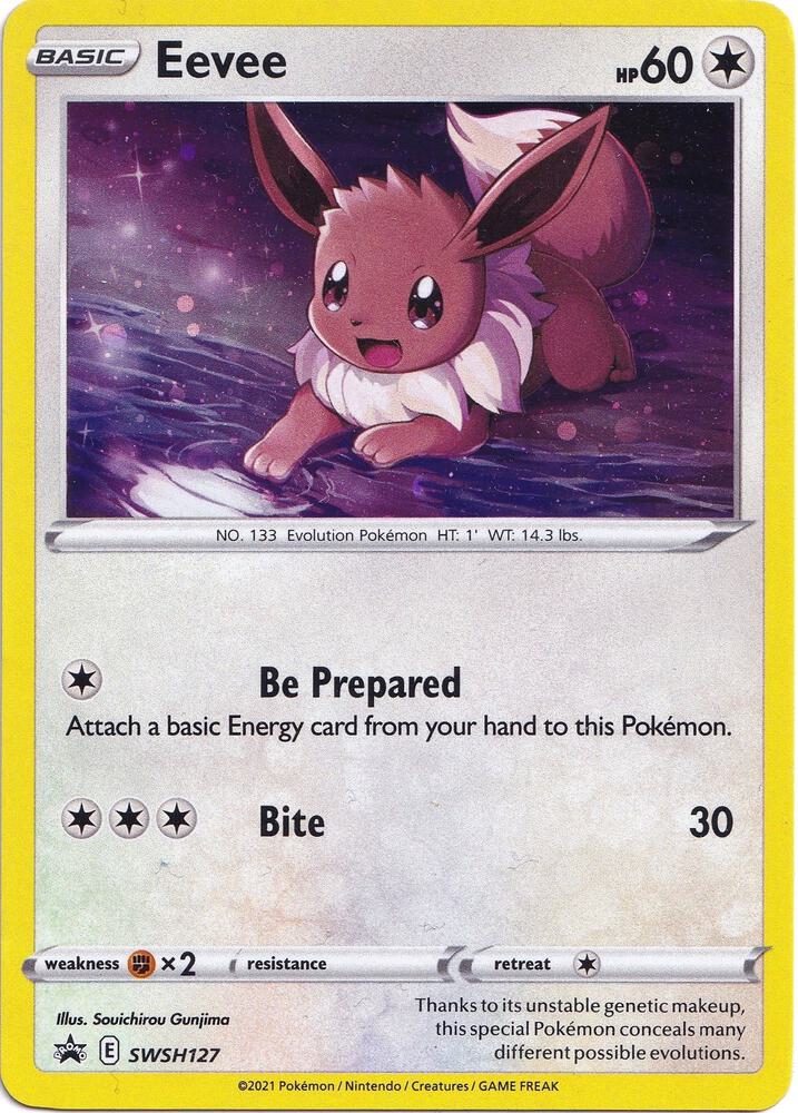 Eevee SWSH127 (SWSH: Sword & Shield Promo Cards)  - Holofoil | Good Games Adelaide SA