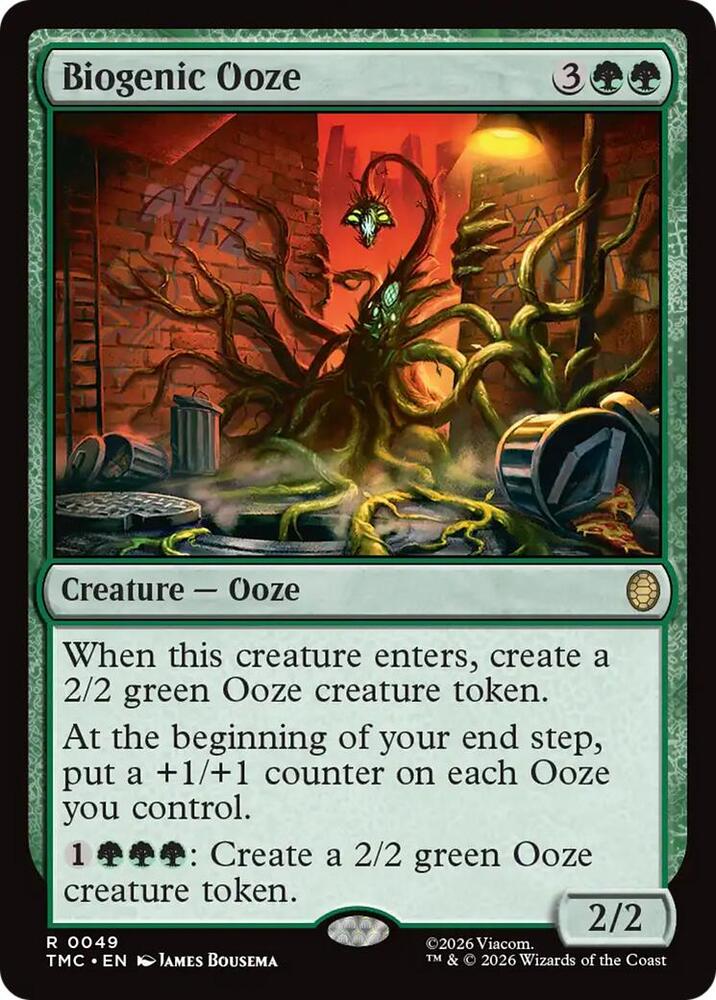 Biogenic Ooze 49/0 (Commander: Teenage Mutant Ninja Turtles)  - Surge Foil | Good Games Adelaide SA