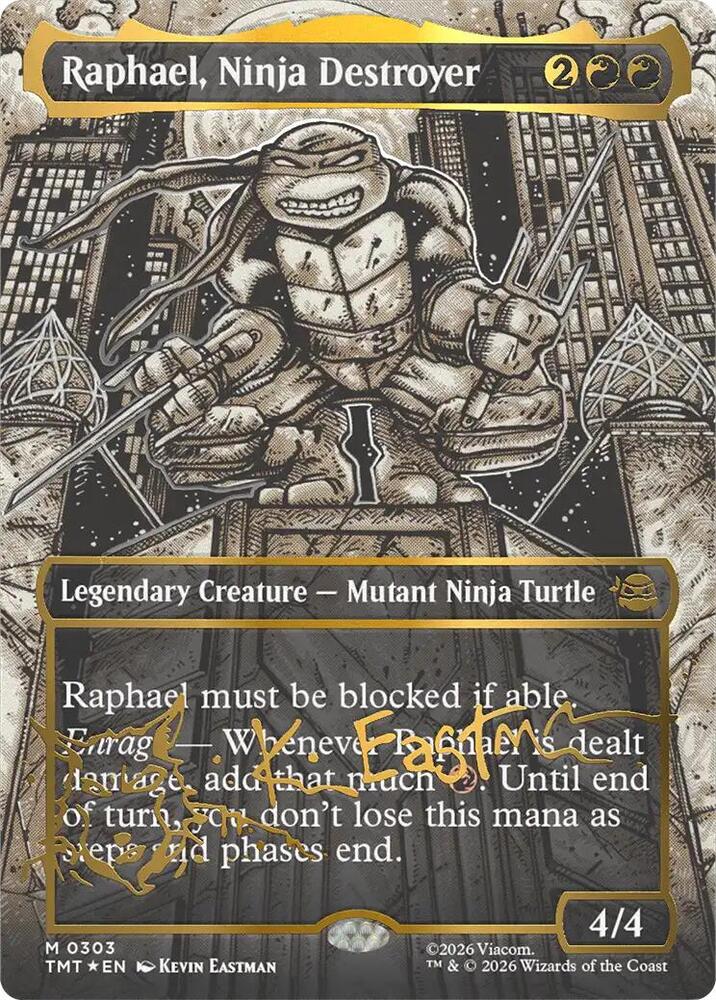 Raphael, Ninja Destroyer 303 (Teenage Mutant Ninja Turtles)  - Foil | Good Games Adelaide SA