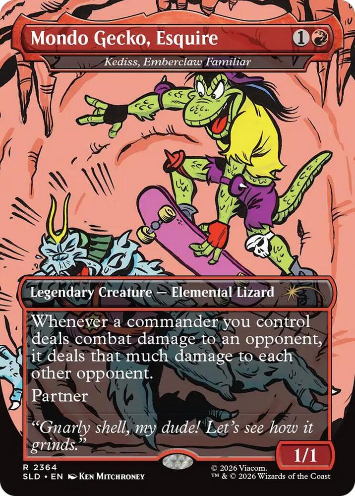 Mondo Gecko Esquire Kediss Emberclaw Familiar 2364 (Secret Lair Drop Series)  | Good Games Adelaide SA