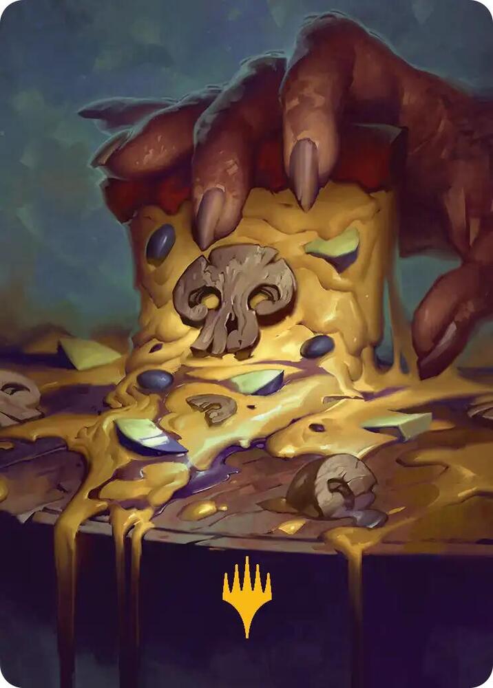 Swamp Art Card Gold Stamped 39 (Art Series: Teenage Mutant Ninja Turtles)  | Good Games Adelaide SA