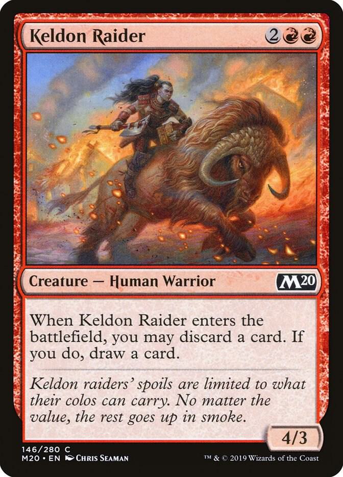Keldon Raider 146 (Core Set 2020)  - Foil | Good Games Adelaide SA
