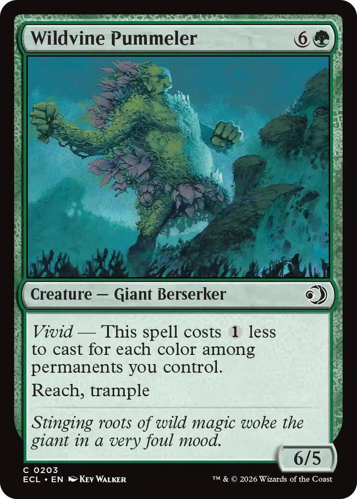 Wildvine Pummeler 203 (Lorwyn Eclipsed)  - Foil | Good Games Adelaide SA
