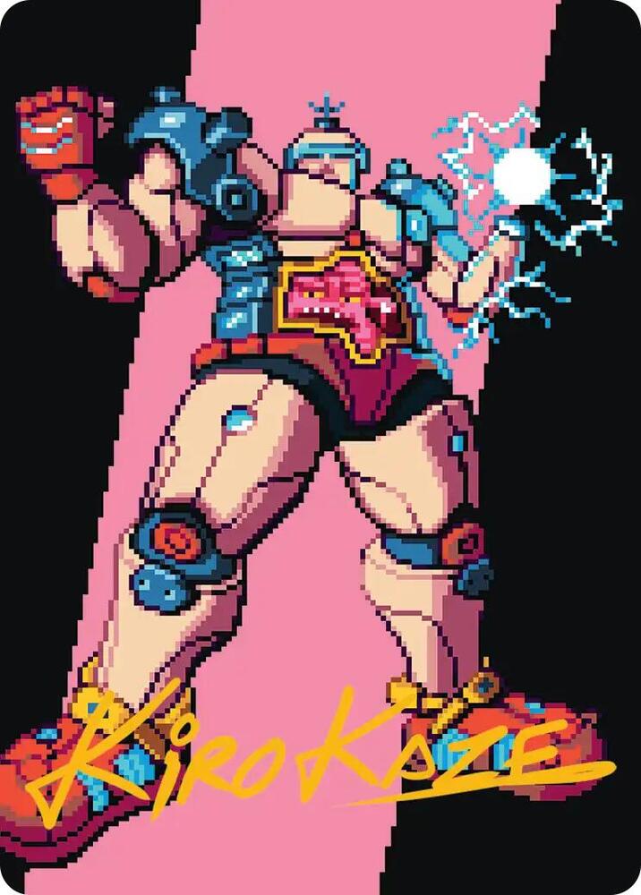 Krang the All Powerful Art Card Gold Stamped Signature 34 (Art Series: Teenage Mutant Ninja Turtles)  | Good Games Adelaide SA
