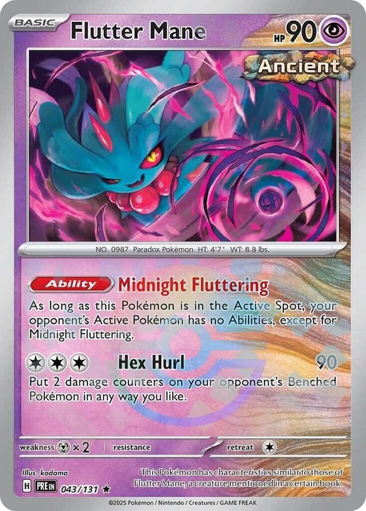 Flutter Mane 043/131 (SV: Prismatic Evolutions)  - Holofoil | Good Games Adelaide SA