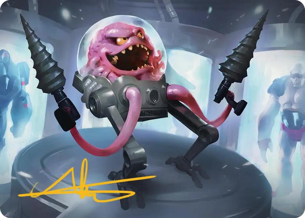Krang Master Mind Art Card 4 54 Gold Stamped Signature 4 (Art Series: Teenage Mutant Ninja Turtles)  | Good Games Adelaide SA
