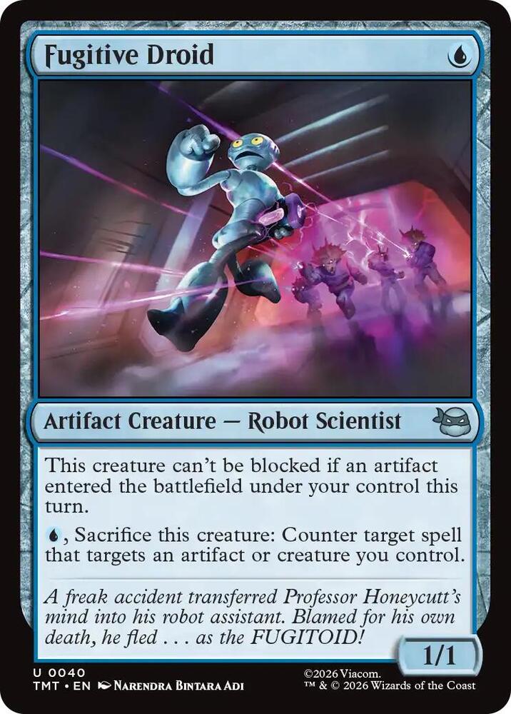 Fugitive Droid 40 (Teenage Mutant Ninja Turtles)  - Foil | Good Games Adelaide SA