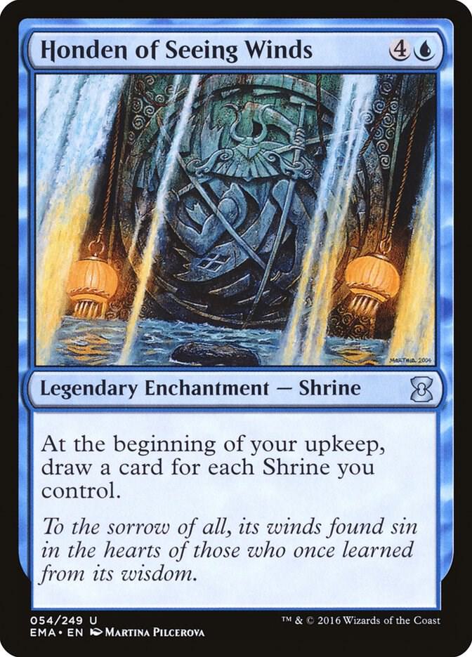 Honden of Seeing Winds 54 (Eternal Masters)  - Foil | Good Games Adelaide SA