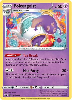 Polteageist SWSH081 (SWSH: Sword & Shield Promo Cards)  - Holofoil | Good Games Adelaide SA