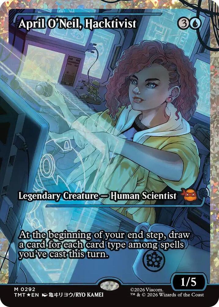 April O'Neil, Hacktivist 292 (Teenage Mutant Ninja Turtles)  - Foil | Good Games Adelaide SA