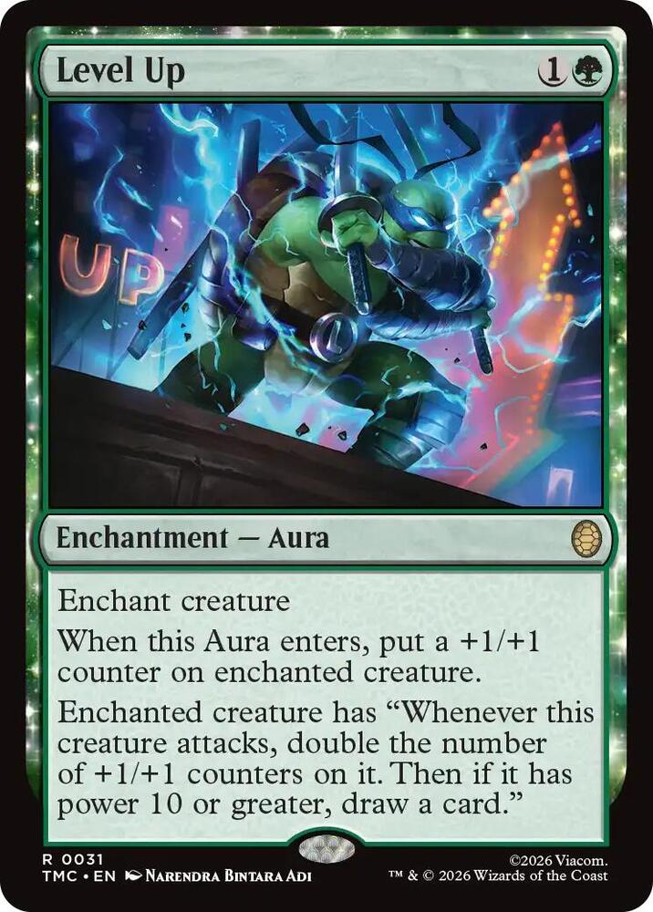 Level Up 31 (Commander: Teenage Mutant Ninja Turtles)  - Surge Foil | Good Games Adelaide SA
